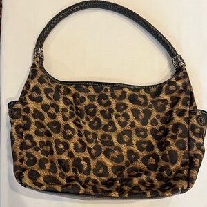 Brighton Leopard Print Women's Hobo Bag